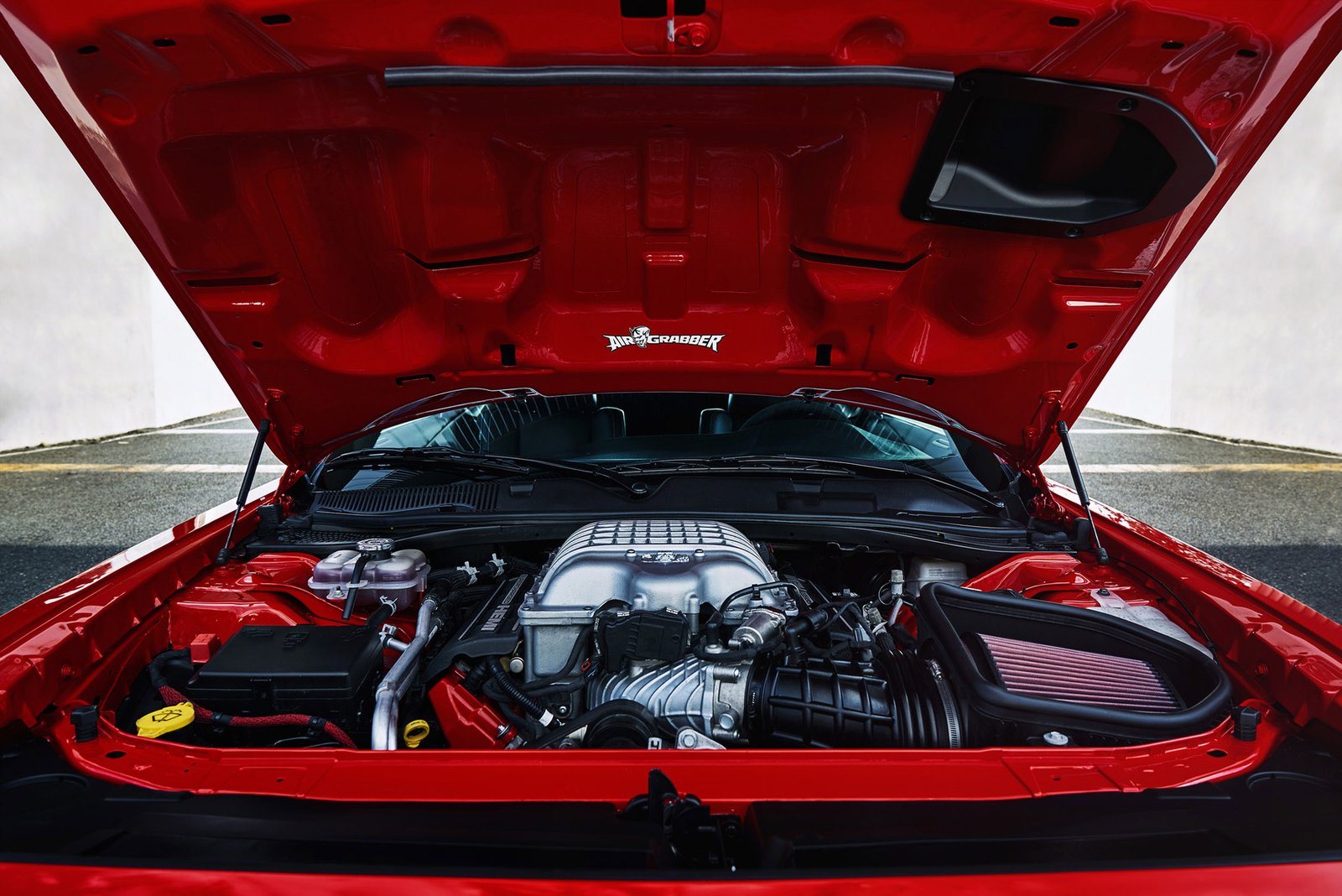 The 2018 Dodge Challenger SRT Demonâs 6.2-liter Supercharged en