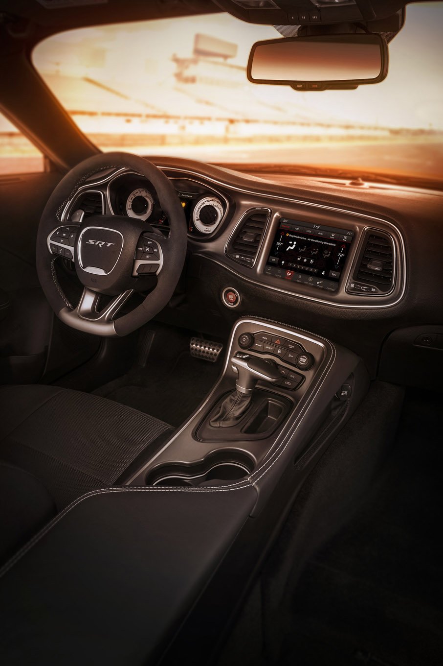 Interior of the 2018 Dodge Challenger SRT Demon