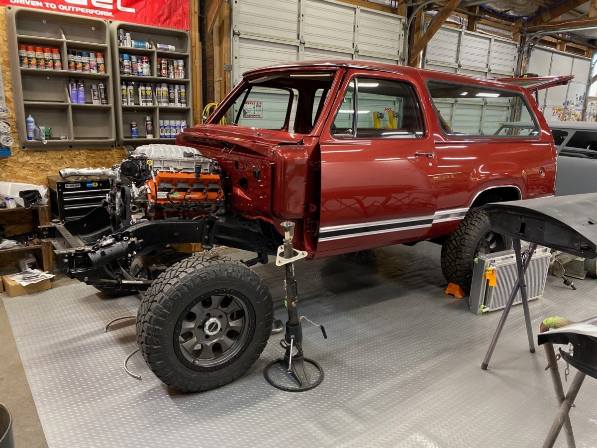 Redline Gauge Works Helps On A Hellcatswapped Trail Duster Mopar