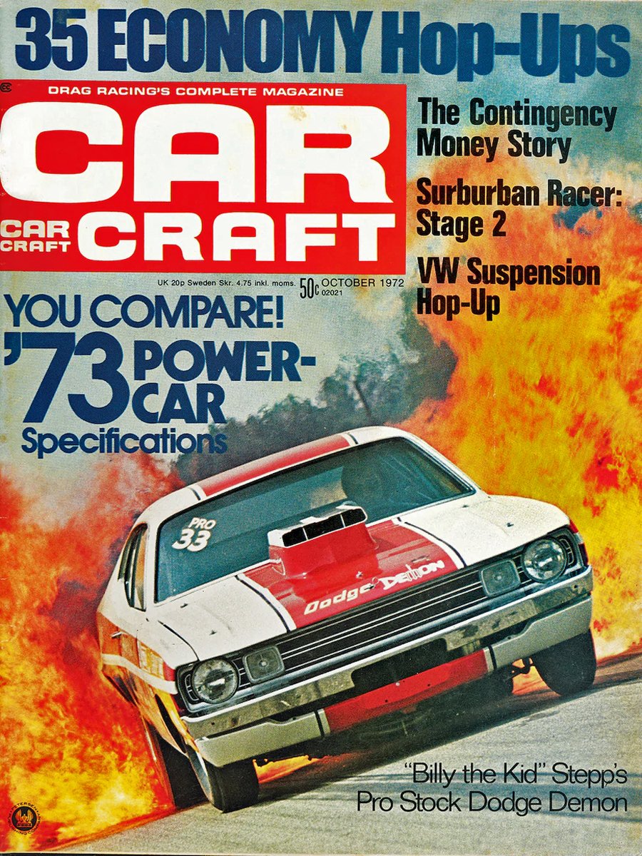 005-Holley-Spark-Plugs-Billy-Stepp-Fire-Burnout-Car-Craft-October-1972
