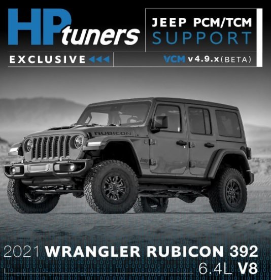 HP Tuners Announces Tuning Support for 2021 Jeep Wrangler 392 - Mopar  Connection Magazine | A comprehensive daily resource for Mopar enthusiast  news, features and the latest Mopar techMopar Connection Magazine |