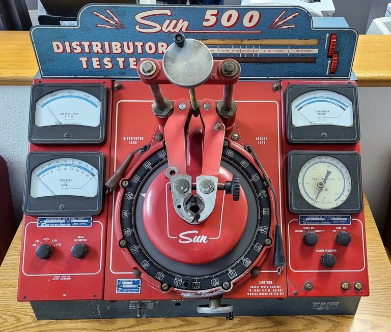 A Vintage Sun Distributor Tester Finds A Fitting Home At Pertronix