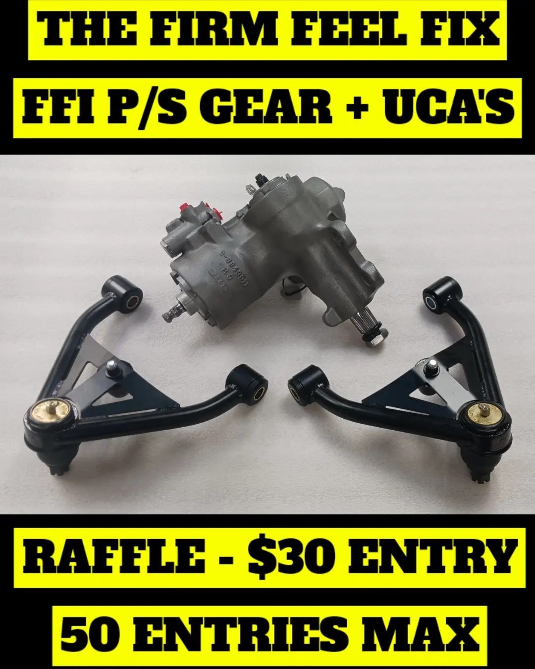 Enter To Win A Firm Feel Steering & Suspension Bundle Now Mopar