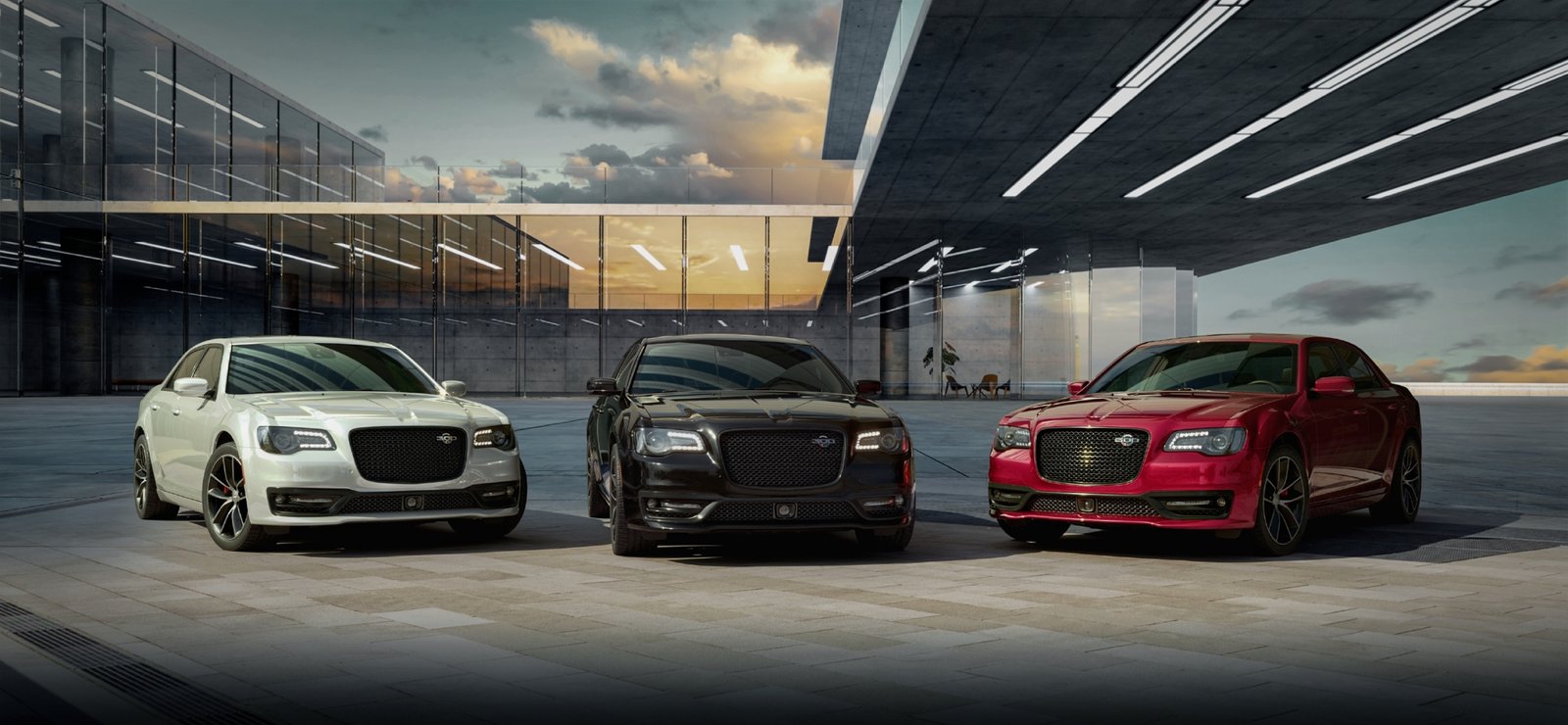 The 2023 Chrysler 300C will be available in three exterior color