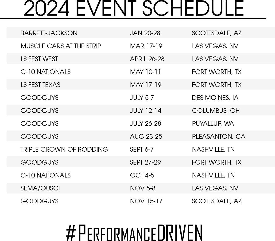 See 'em In Person! Speedtech Performance Announces Its 2024 Tour