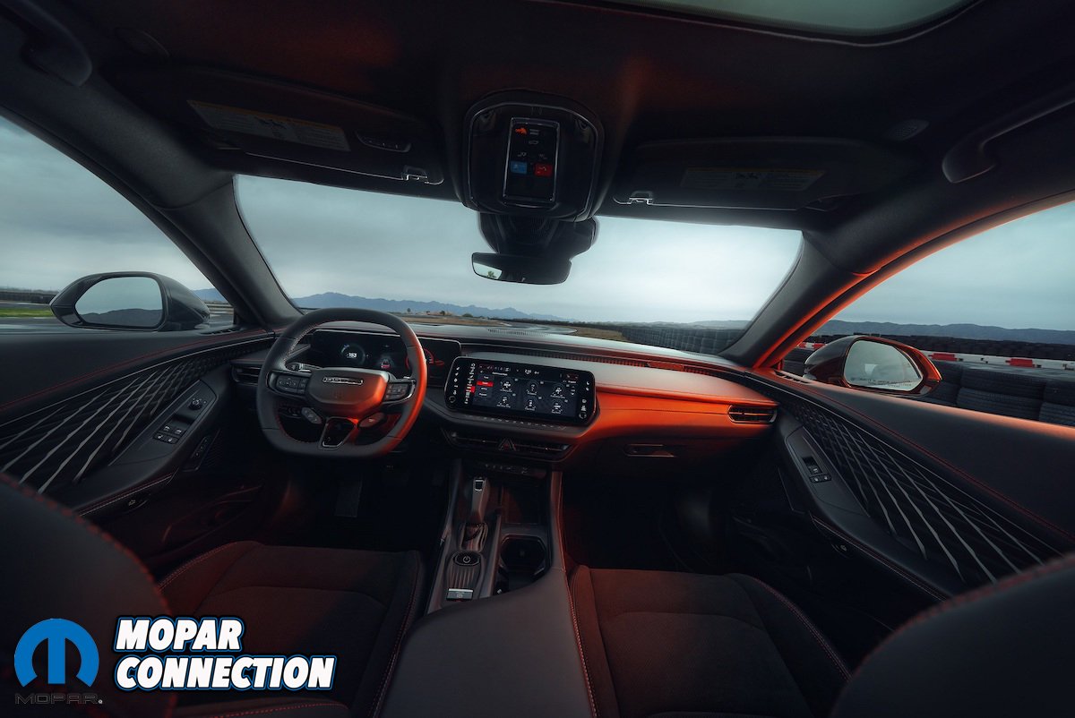 The all-new Dodge Charger’s dynamic, layered instrument panel